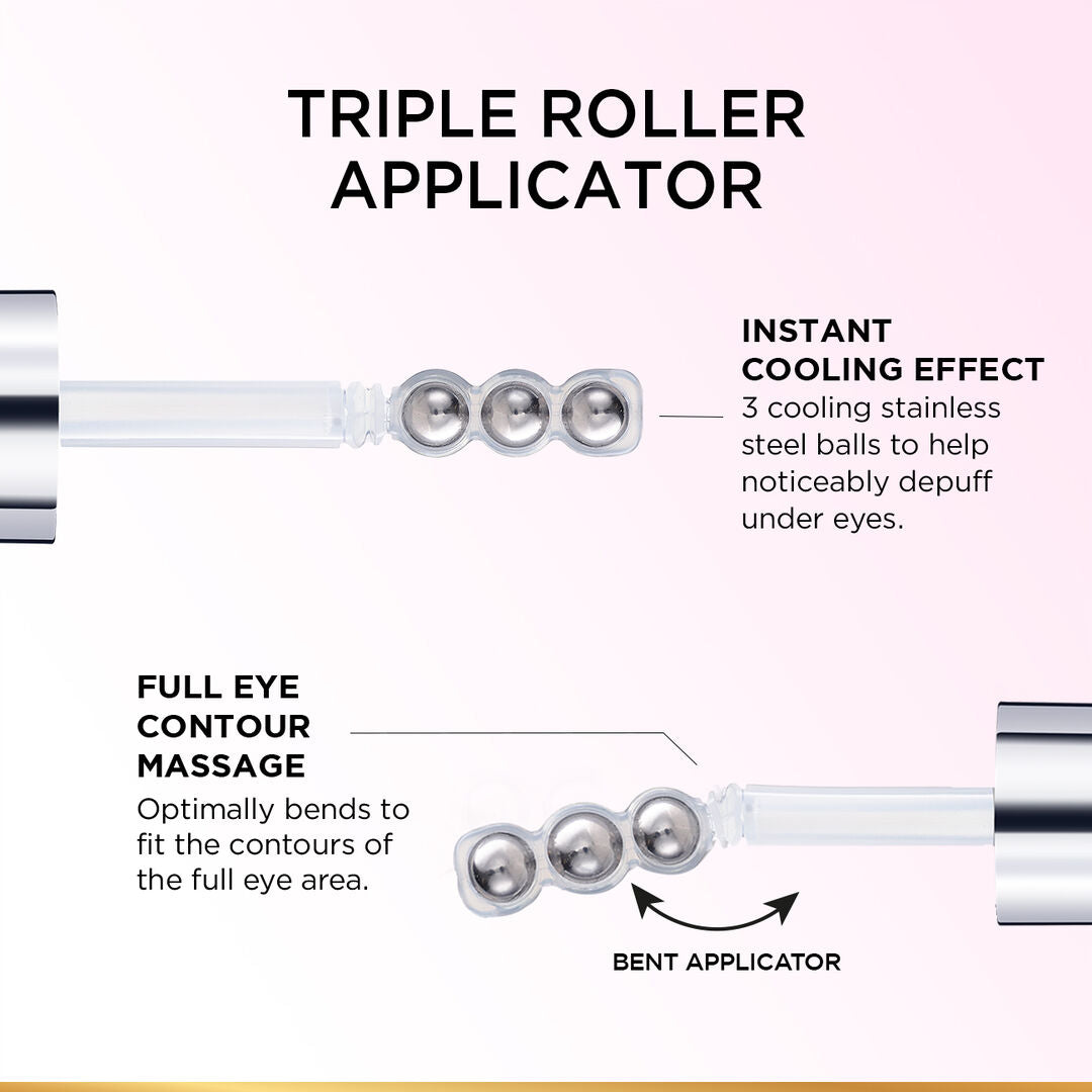 L’Oréal Glycolic Bright eye serum 3% glycolic acid vitamin CG niacinamide for dark circles and puffiness