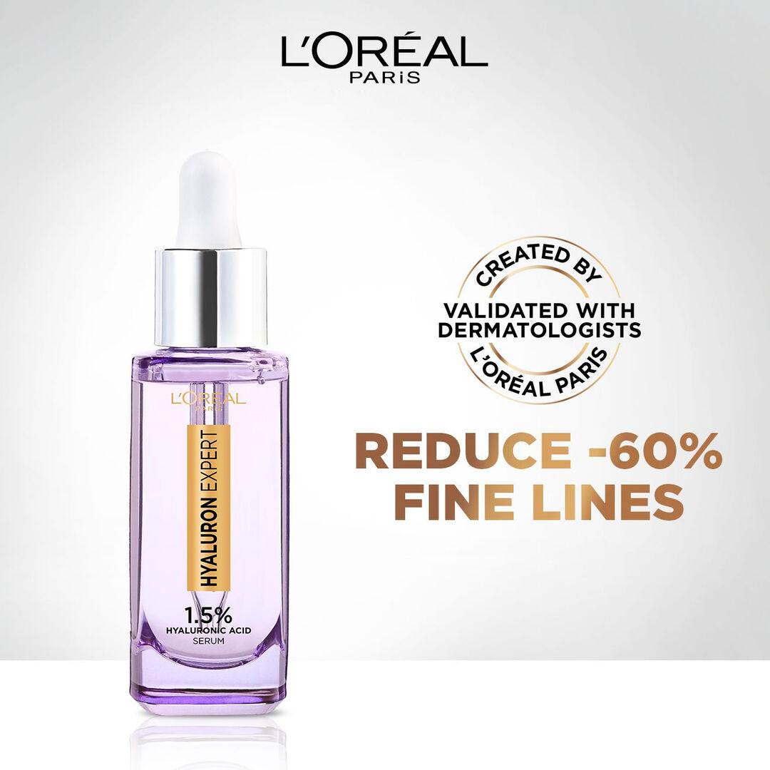 L’Oréal Hyaluron Expert 1.5 percent hyaluronic acid serum 30ml for hydration and fine lines