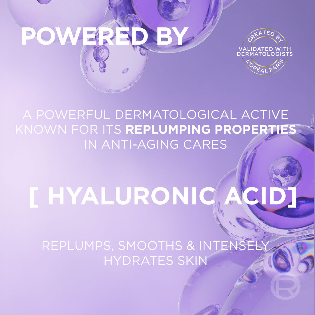 L’Oréal Hyaluron Expert eye cream with hyaluronic acid for hydration and fine lines around eyes