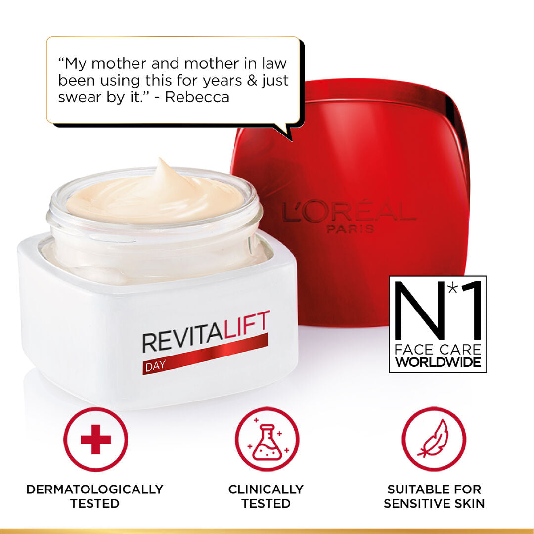 L’Oréal Revitalift day cream 50ml with pro retinol for wrinkles and skin elasticity