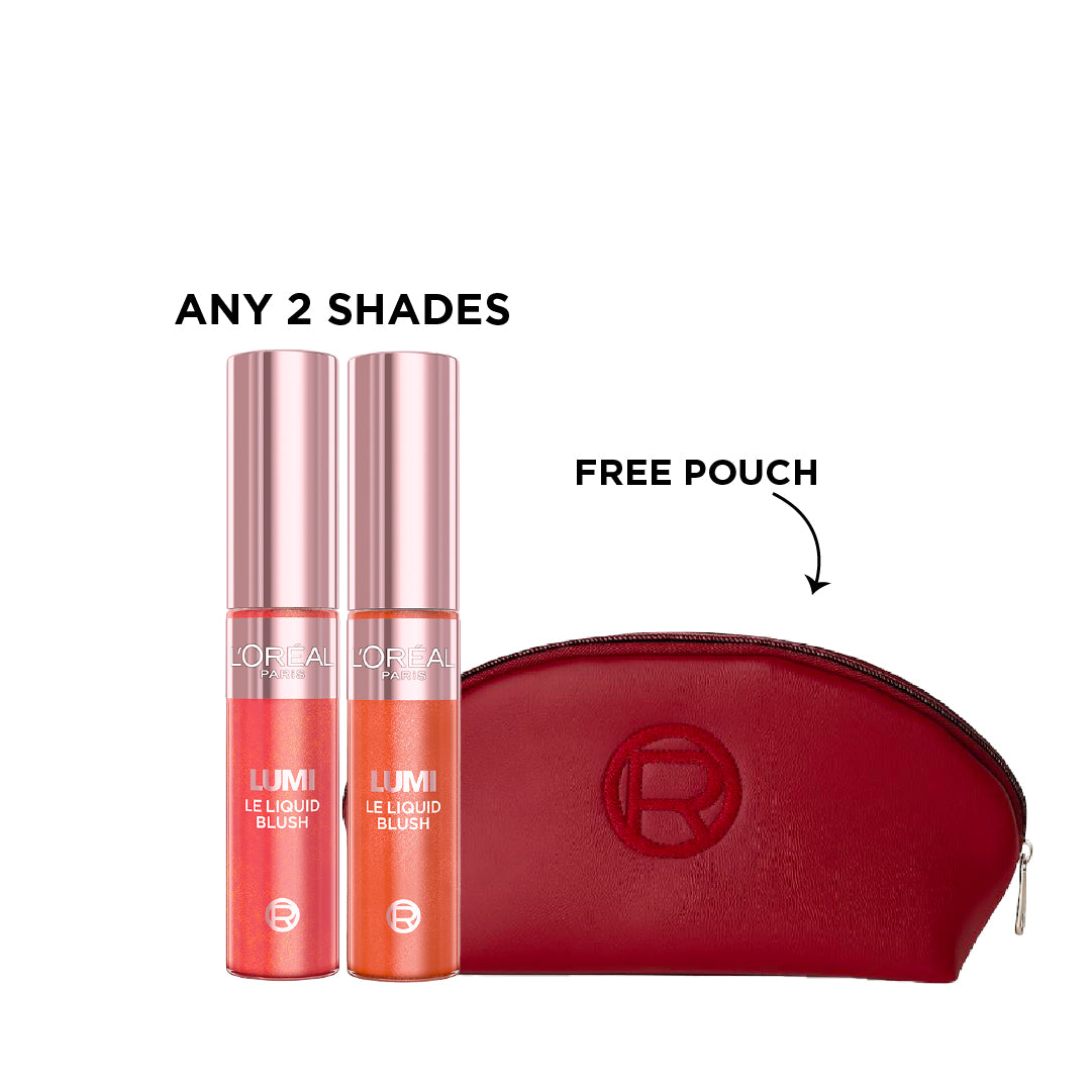2x Lumi Le Liquid Blush + FREE Pouch At 10% OFF
