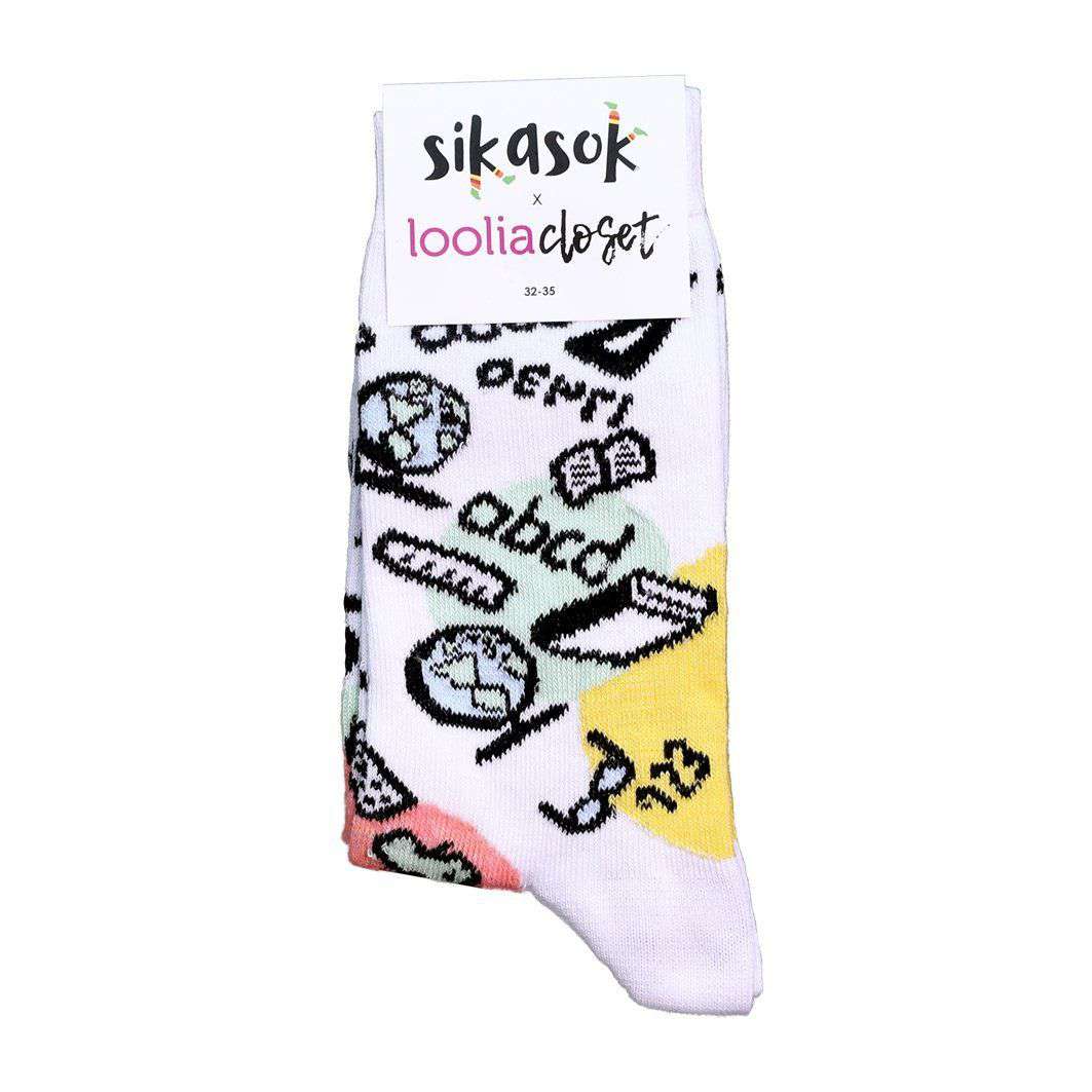 Back To School Socks Long Socks Sikasok Kids: 32-35 