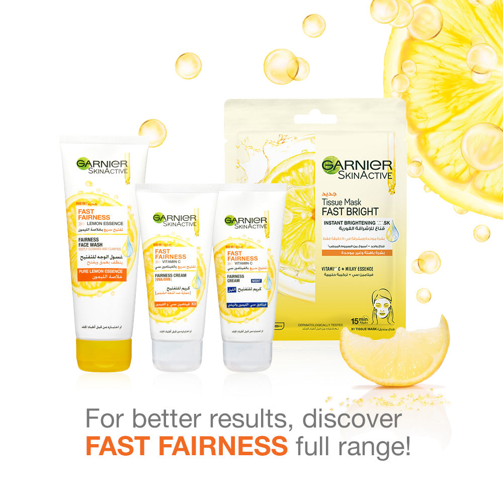 Garnier - Fast Fairness Tissue Mask For uneven & Dull Skin