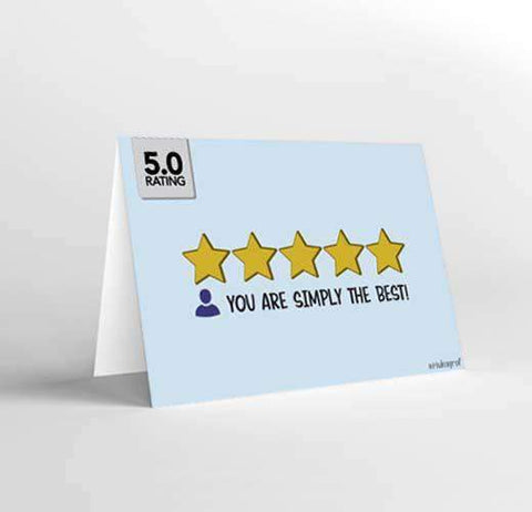 Mukagraf Card- You are simply the best Cards Mukagraf 