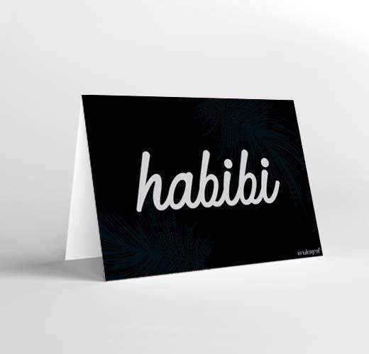 Mukagraf Card- Habibi (latin) Cards Mukagraf 