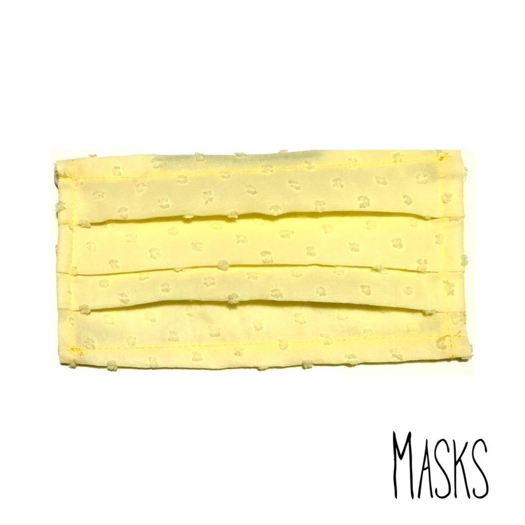 Masks The Yellow Dotted Mask | Loolia Closet