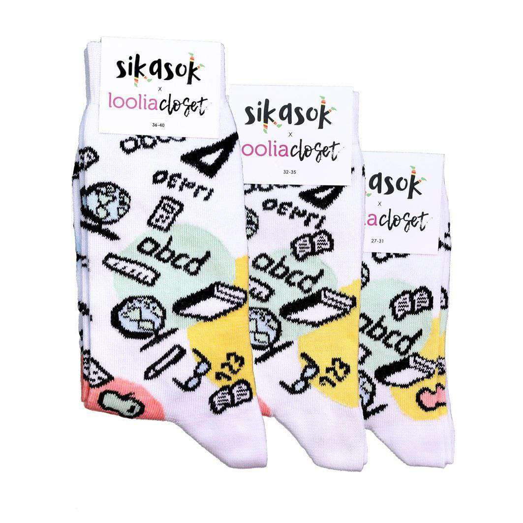Back To School Socks Long Socks Sikasok 